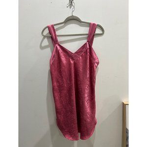 Pink embroidered nightgown